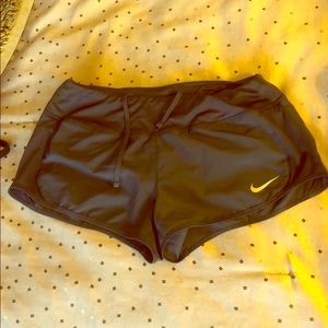 Navy blue Nike workout shorts